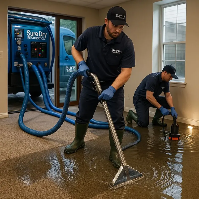 Water Extraction and Removal process in Portland, IN